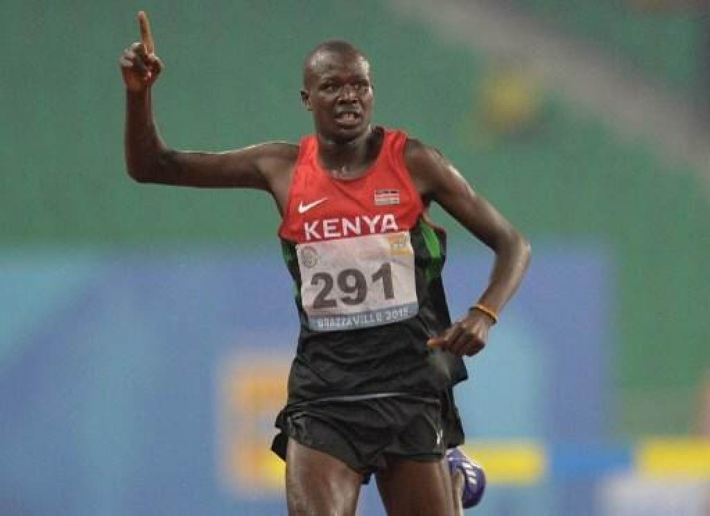 &lt;p&gt;Clement Kemboi u trenucima najvećeg slavlja, osvjanja prvenstva Afrike&lt;/p&gt;