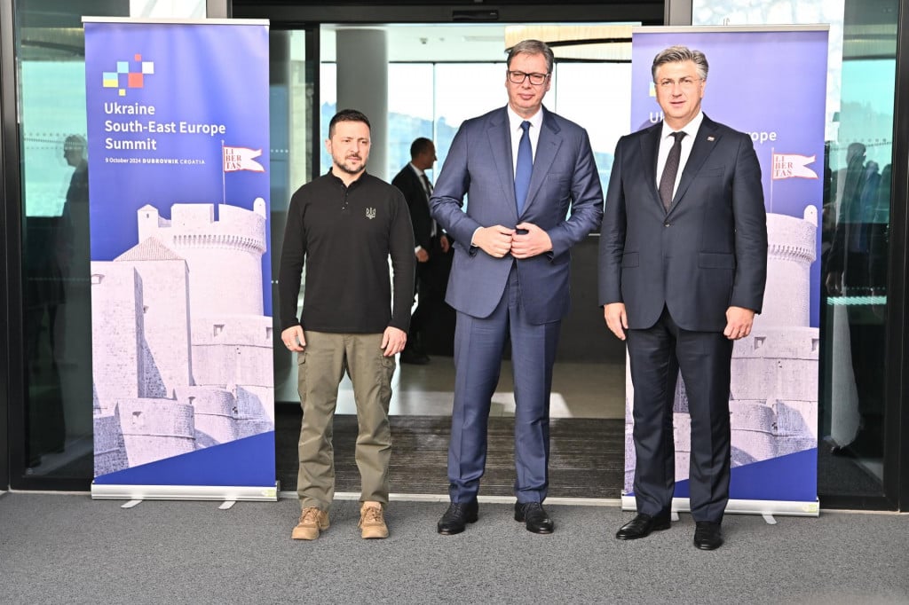 &lt;p&gt;Volodimir Zelensky, Aleksandar Vučić i Andrej Plenković na dubrovačkom summitu podrške Ukrajini&lt;br&gt;
 &lt;/p&gt;