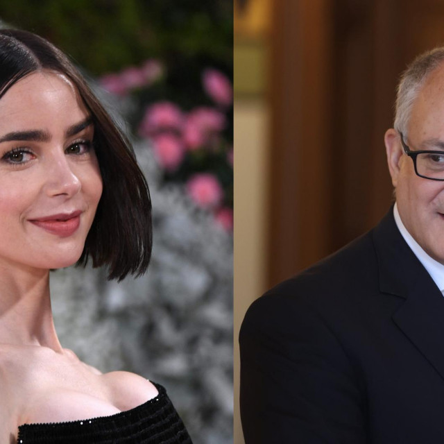 &lt;p&gt;Lilly Collins i Roberto Gualtieri&lt;/p&gt;