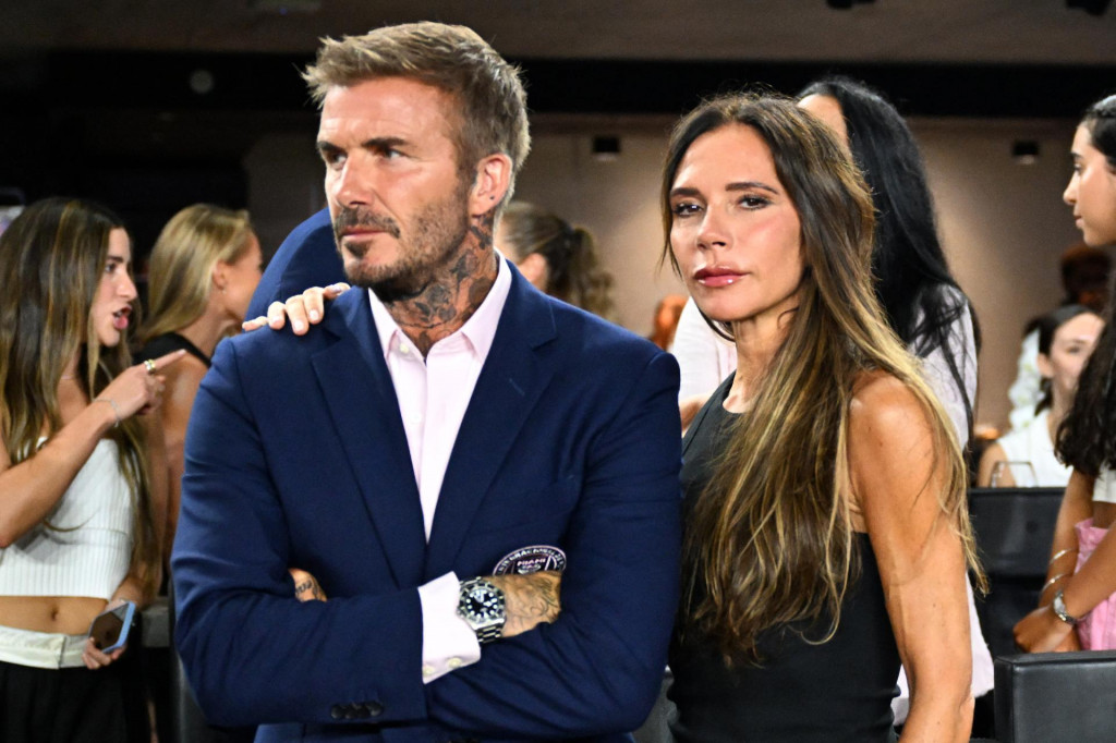 &lt;p&gt;Inter Miami‘s co-owner David Beckham and his wife, English fashion designer Victoria Beckham look on ahead of the round of 32 Leagues Cup football match between Inter Miami CF and Orlando City SC at DRV PNK Stadium in Fort Lauderdale, Florida, on August 2, 2023. (Photo by CHANDAN KHANNA/AFP)&lt;/p&gt;