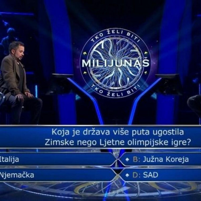 &lt;p&gt;Kviz ”Tko želi biti milijunaš”&lt;/p&gt;