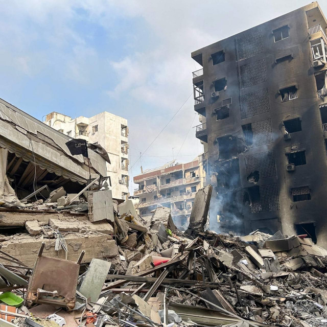 &lt;p&gt;Smoke billows from building rubble at the site of an Israeli overninght airstrike that targeted Beirut‘s southern suburb Rouweiss neighbourhood on October 10, 2024. The United States urged its ally Israel to avoid Gaza-like military action in Lebanon, after Prime Minister Benjamin Netanyahu said it could face ”destruction” like the Palestinian territory. (Photo by Anwar AMRO/AFP)&lt;/p&gt;