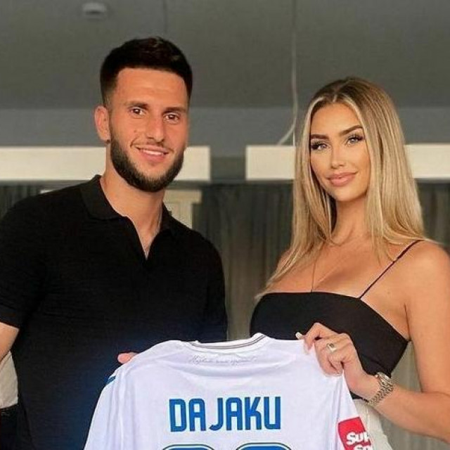 &lt;p&gt;Leon Dajaku s partnericom Leonie, koja je odmah po njegovom potpisivanju za hajduk i sama postala zvijezda&lt;/p&gt;