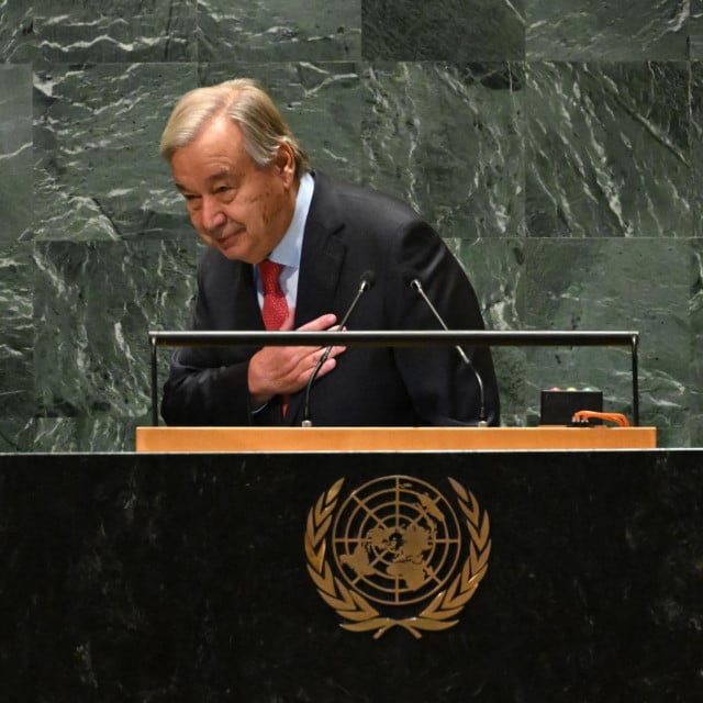 &lt;p&gt;Guterres tijekom ovogodišnje, 79. sjednice Opće skupštine UN-a  &lt;/p&gt;