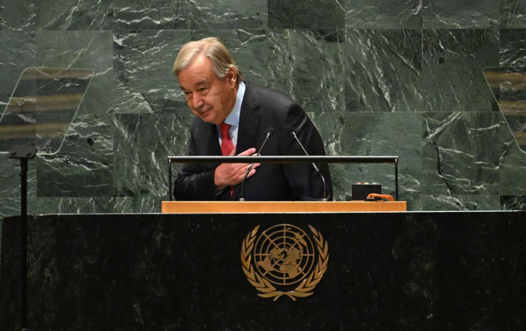 &lt;p&gt;Guterres tijekom ovogodišnje, 79. sjednice Opće skupštine UN-a  &lt;/p&gt;