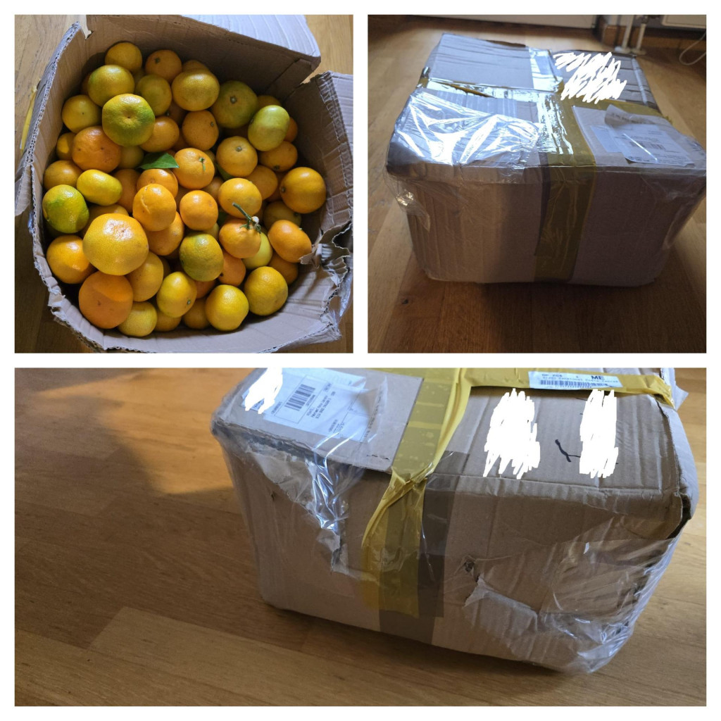 &lt;p&gt;Paket mandarina na odredištu&lt;/p&gt;