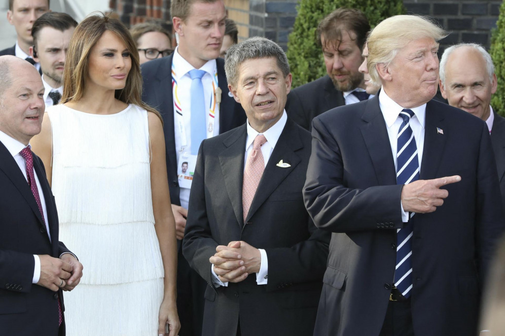 &lt;p&gt;Donald i Melania Trump, Olaf Scholz (krajjnje lijevo)&lt;/p&gt;