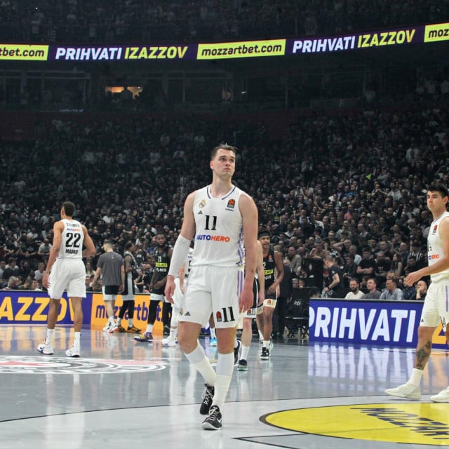 &lt;p&gt;Mario Hezonja u beogradskoj Areni protiv Partizana u sezoni 2022./23. &lt;/p&gt;