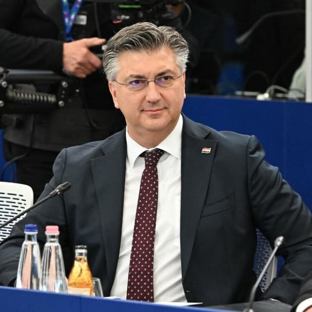 &lt;p&gt;Croatia‘s Prime Minister Andrej Plenkovic sits prior an Informal Meeting of Heads of State or Government of the European Union in Budapest, Hungary, on November 8, 2024. The fifth meeting of the European Political Community will see leaders from across Europe in Budapest and will address security challenges, including the war in Ukraine and the ongoing escalation in the Middle East. (Photo by Attila KISBENEDEK/AFP)&lt;/p&gt;