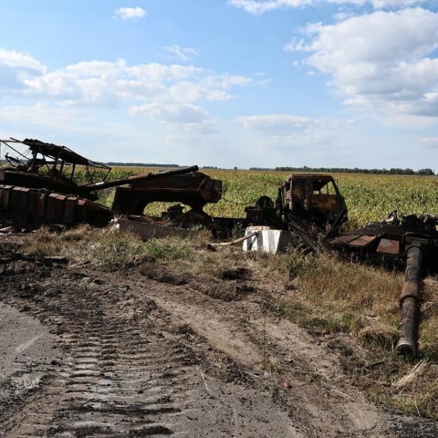 &lt;p&gt;Uništeni ruski tenkovi u Kurskoj regiji (snimka iz kolovoza 2024.) &lt;/p&gt;