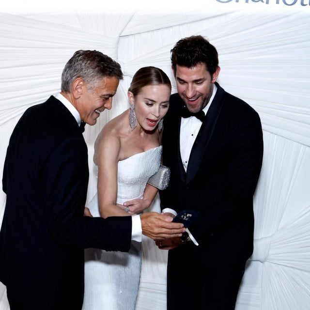 &lt;p&gt;George Clooney, Emily Blunt i John Krasinski snimljeni u rujnu ove godine na jednom partyju u New Yorku&lt;/p&gt;