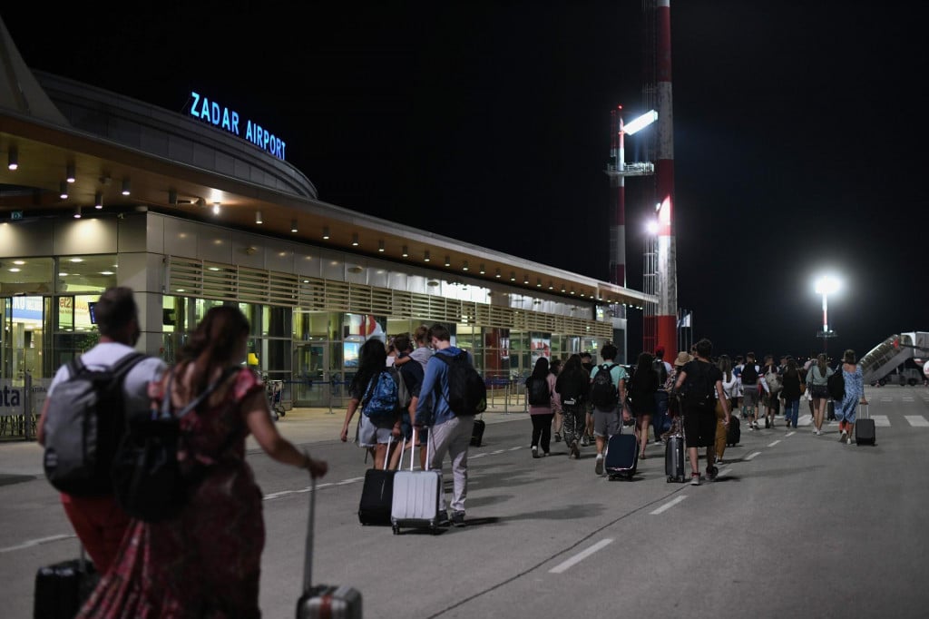 &lt;p&gt;Turisti s Ryanair-ovog leta iz Rima u Zracnoj luci Zadar&lt;/p&gt;