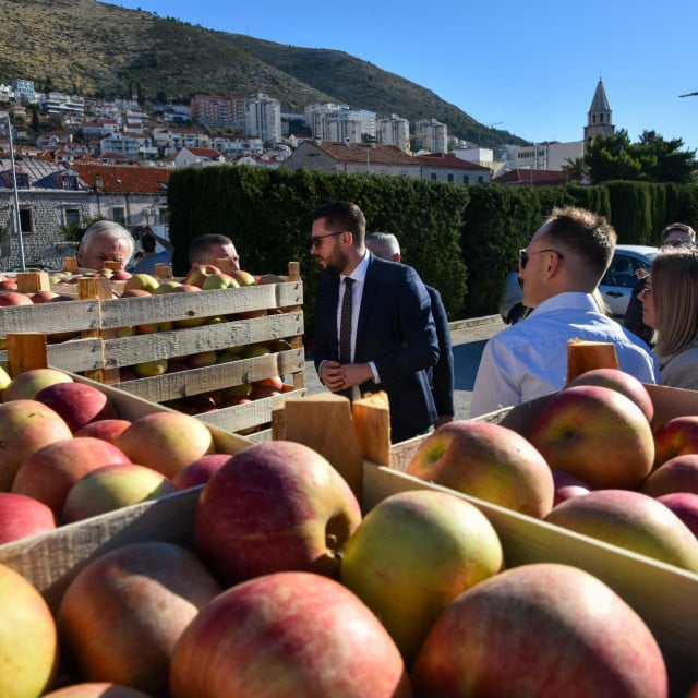 &lt;p&gt;Podjela tradicionalne donacije od deset tona jabuka koju Vukovarsko-srijemska županija salje Dubrovačko-neretvanskoj&lt;/p&gt;