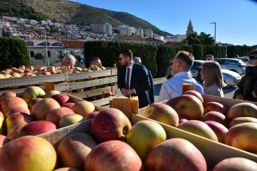 &lt;p&gt;Podjela tradicionalne donacije od deset tona jabuka koju Vukovarsko-srijemska županija salje Dubrovačko-neretvanskoj&lt;/p&gt;