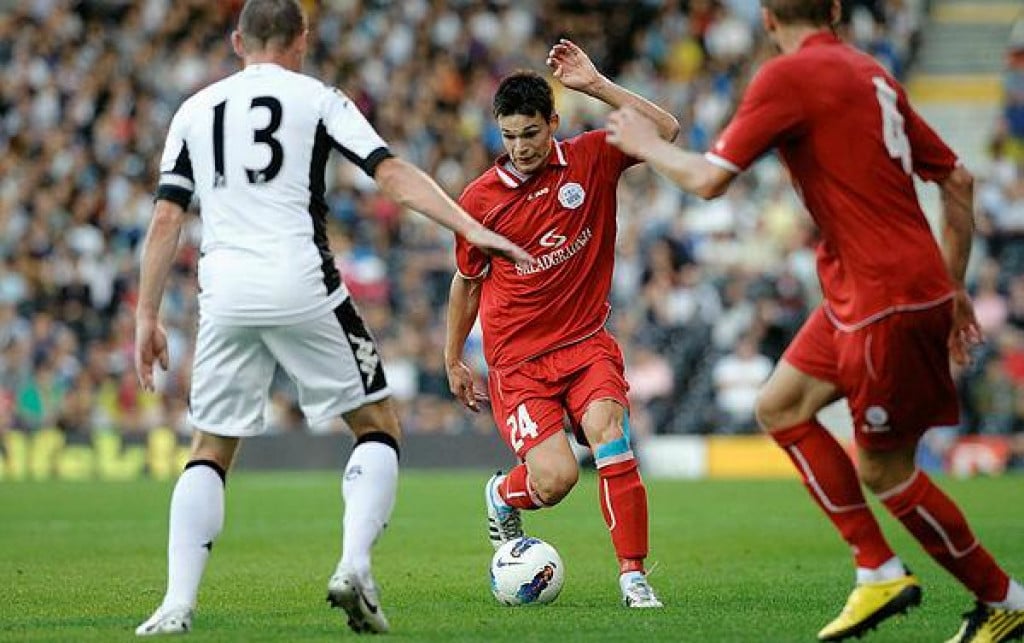 &lt;p&gt;Ante Erceg i Danny Murphy na utakmici Fulham - Split u Londonu 2011. godine&lt;/p&gt;