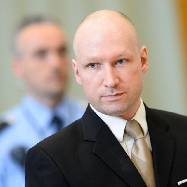 &lt;p&gt;(FILES) In this file photo taken on March 15, 2016 Norwegian mass killer Anders Behring Breivik (R) returns to a makeshift court in Skien prison�s gym after a lunch break on March 15, 2016 in Skien, some 130 km south west of Oslo, for his lawsuit against the Norwegian state, which he accuses of violating his human rights by holding him in isolation. - Norway was plunged into horror on July 22, 2011, when right-wing extremist Anders Behring Breivik killed dozens in a bomb attack in central Oslo and a shooting spree on the island of Utoya. (Photo by JONATHAN NACKSTRAND/AFP)&lt;/p&gt;