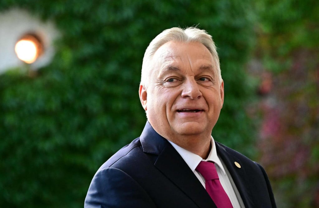 &lt;p&gt;Hungarian Prime Minister Viktor Orban arrives for the 2024 Berlin Process Summit on October 14, 2024 in Berlin, Germany. The ”Berlin Process” is a platform set up in 2014 ”to increase cooperation between the Western Balkans Six and the Berlin Process host countries as well as the EU”. (Photo by Tobias SCHWARZ/AFP)&lt;/p&gt;