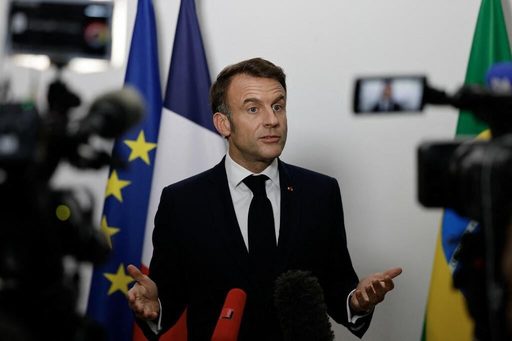 &lt;p&gt; Emmanuel Macron svojim je ljutitim komentarom iz Brazila razljutio novu haićansku vladu&lt;/p&gt;