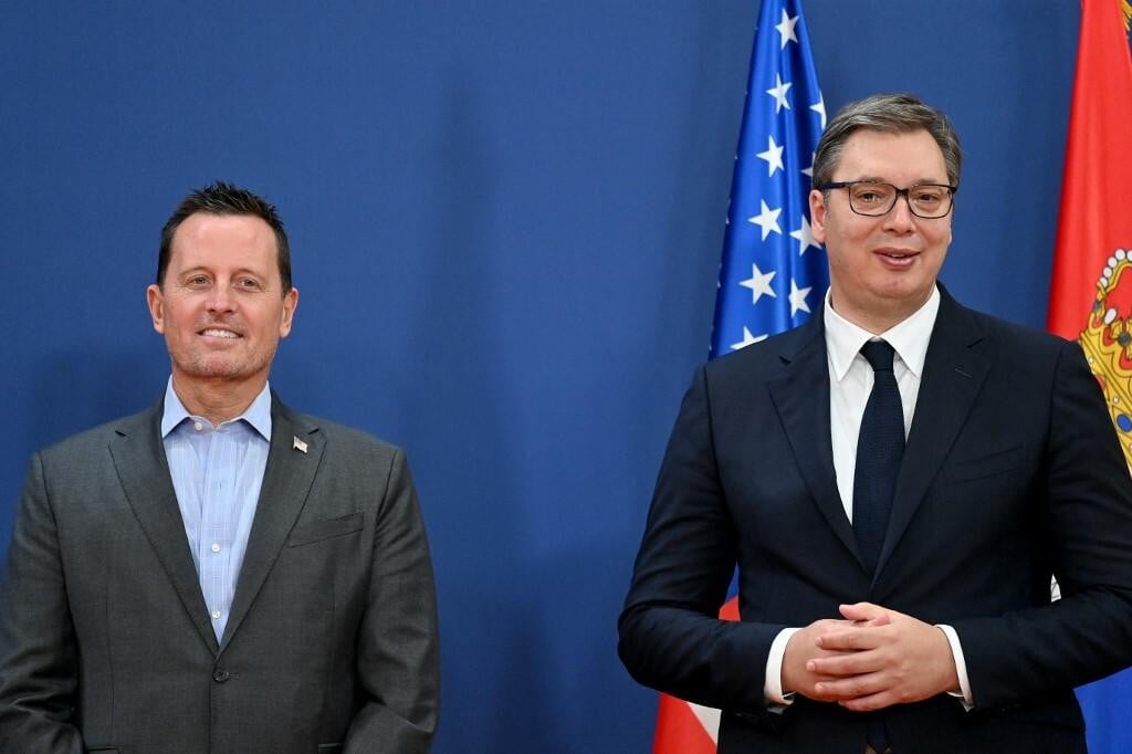 &lt;p&gt;Grenell i Vučić snimljeni u Beogradu, u rujnu 2020. &lt;/p&gt;