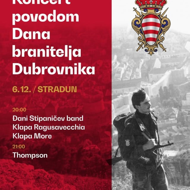 &lt;p&gt;Na Dan dubrovačkih branitelja održat će se koncert Marka Perkovića Thompsona&lt;/p&gt;