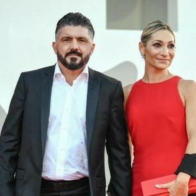 &lt;p&gt;Former Italian footballer turned coach Gennaro Gattuso and his wife Monica Romano arrive for the screening of the film ”Freaks Out” presented in competition on September 8, 2021 during the 78th Venice Film Festival at Venice Lido. (Photo by Marco BERTORELLO/AFP)&lt;/p&gt;