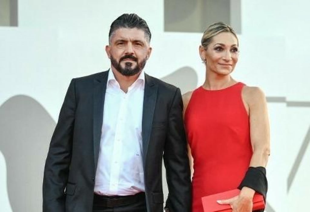 &lt;p&gt;Former Italian footballer turned coach Gennaro Gattuso and his wife Monica Romano arrive for the screening of the film ”Freaks Out” presented in competition on September 8, 2021 during the 78th Venice Film Festival at Venice Lido. (Photo by Marco BERTORELLO/AFP)&lt;/p&gt;