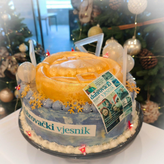 &lt;p&gt;Torta Dubrovačkog vjesnika spremna je za današnji Torta party&lt;/p&gt;