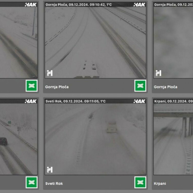 &lt;p&gt;Snimke s nadzornih kamera na autocesti A1&lt;br&gt;
 &lt;/p&gt;
