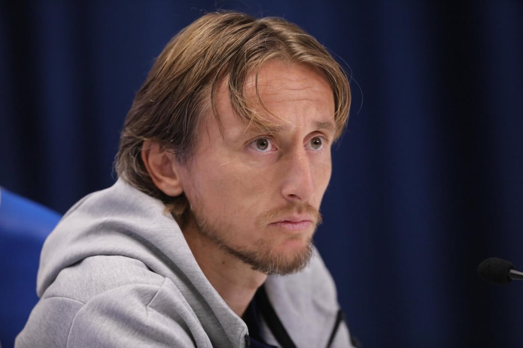 &lt;p&gt;Split, 171124.&lt;br&gt;
Stadion Poljud.&lt;br&gt;
Konferencija za medije hrvatske nogometne reprezentacije uoci sutrasnje utakmice protiv Portugala u Ligi nacija.&lt;br&gt;
Na fotografiji: Luka Modric.&lt;br&gt;