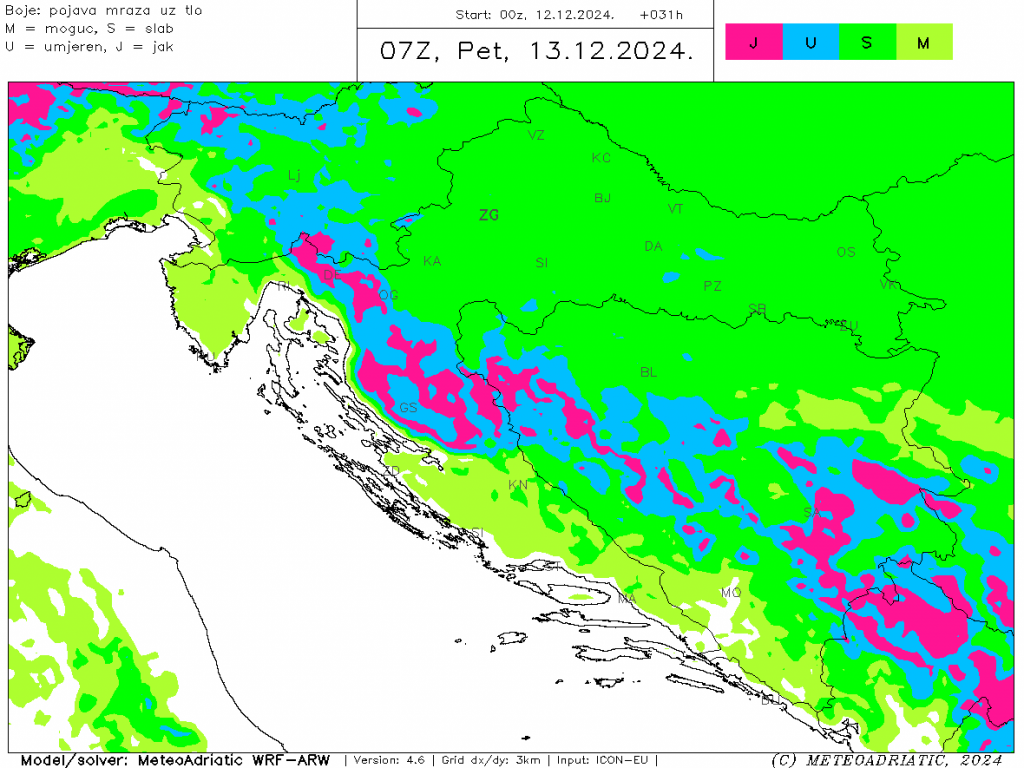 &lt;p&gt;Mraza je bilo u petak u Zagori METEOADRIATIC&lt;/p&gt;