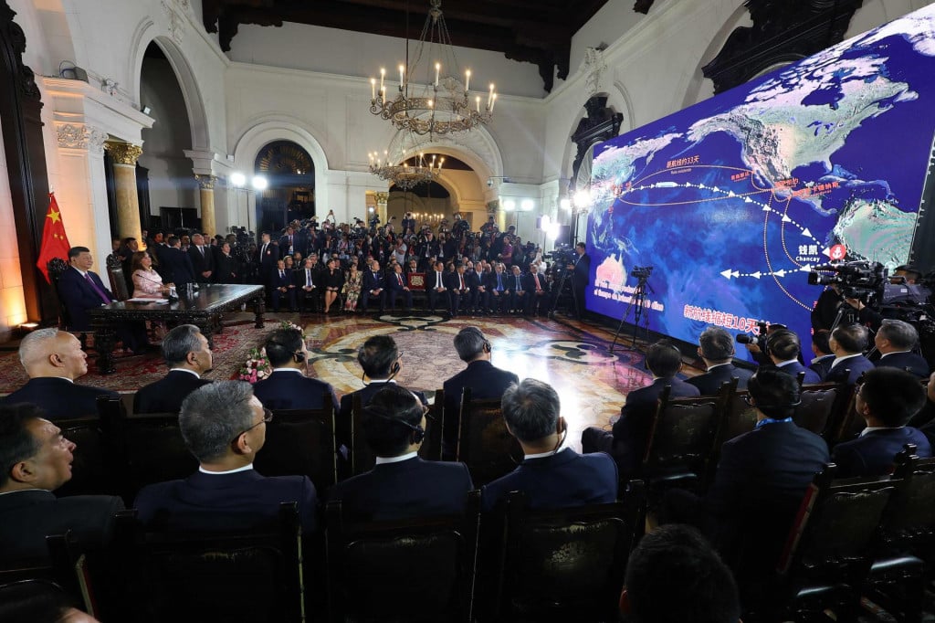 &lt;p&gt;Projekt su predstavili kineski predsjednik Xi Jinping i predsjednica Perua Dina Boluarte (Photo by Hugo Curotto/AFP)&lt;/p&gt;