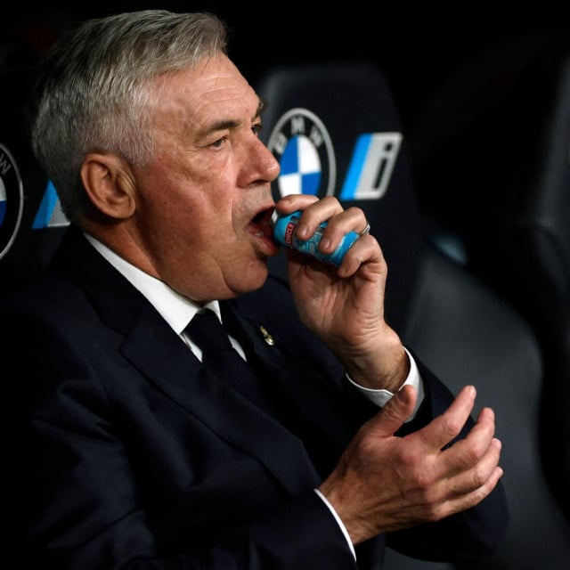 &lt;p&gt;Real Madrid‘s Italian coach Carlo Ancelotti takes a chewing gum during the Spanish league football match between Real Madrid CF and Sevilla FC at the Santiago Bernabeu stadium in Madrid on December 22, 2024. (Photo by OSCAR DEL POZO/AFP)&lt;/p&gt;