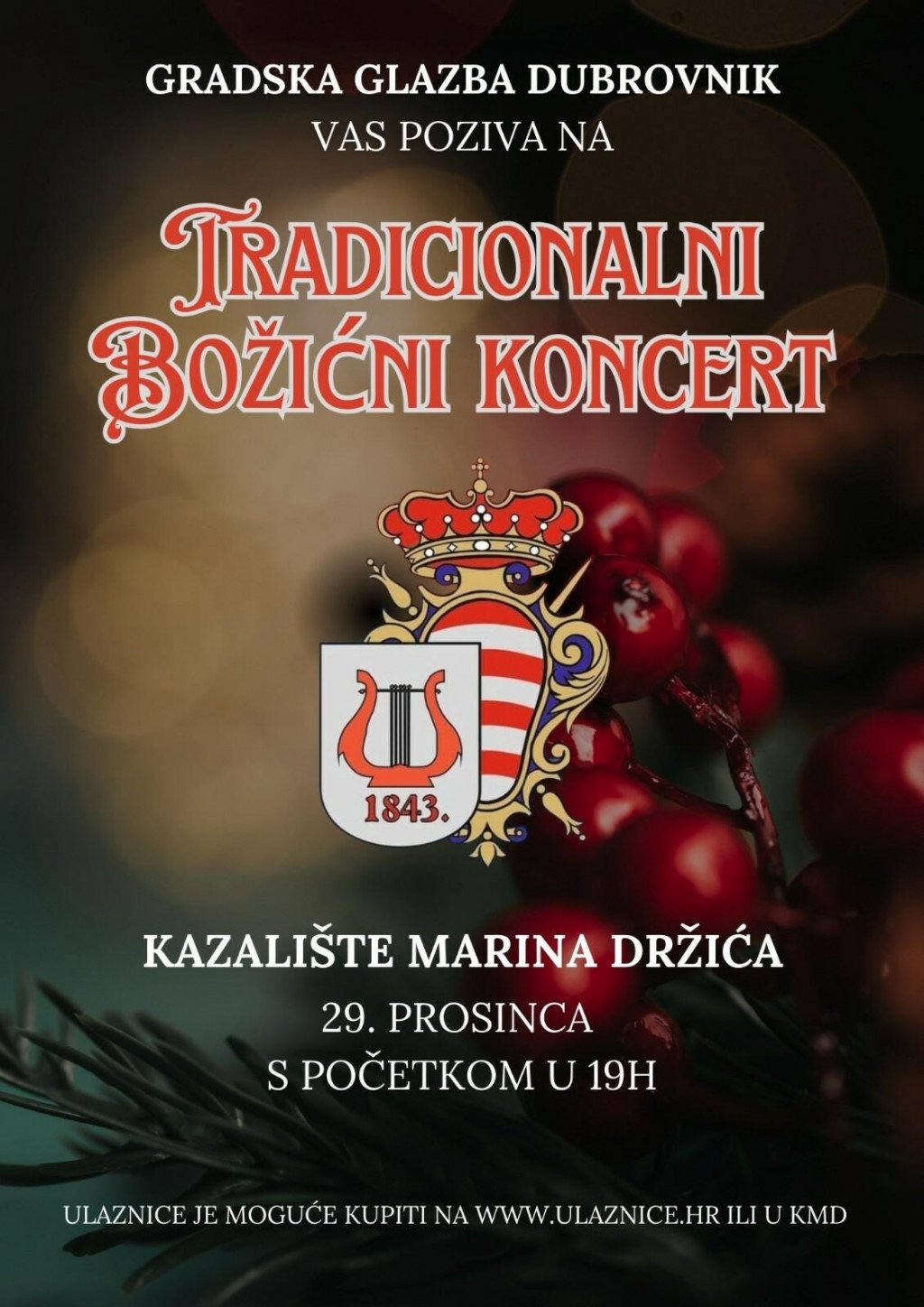 &lt;p&gt;Tradicionalni božićni koncert Gradske glazbe Dubrovnik&lt;/p&gt;