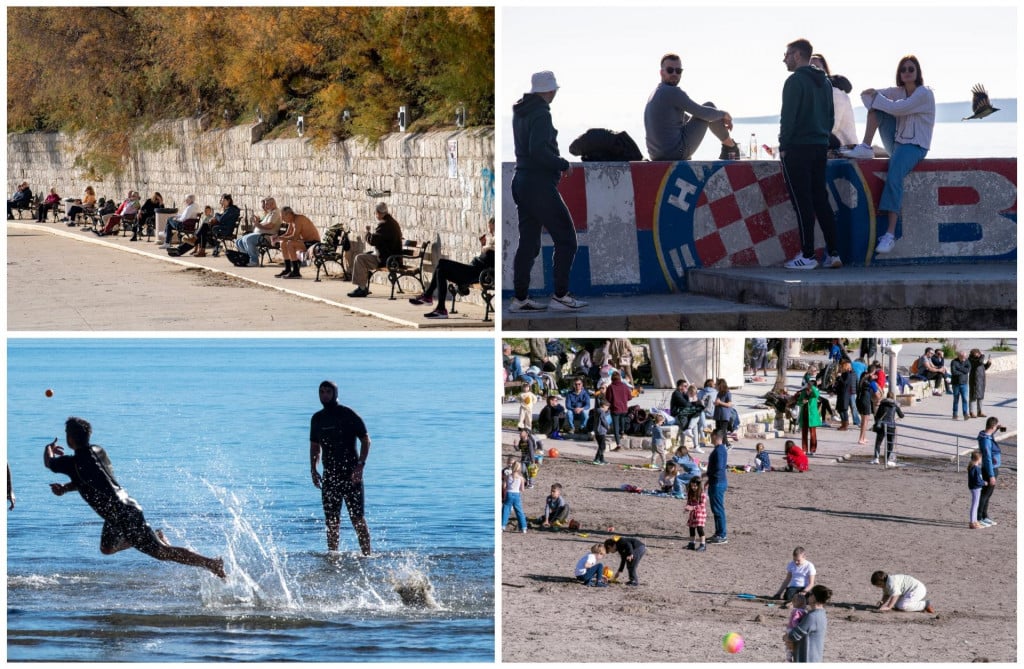 &lt;p&gt;Splitska prosinačka plažna kartolina&lt;br&gt;
 &lt;/p&gt;