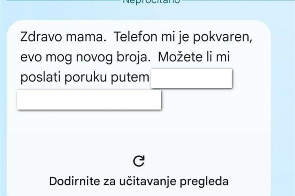 &lt;p&gt;SMS prijevara&lt;/p&gt;