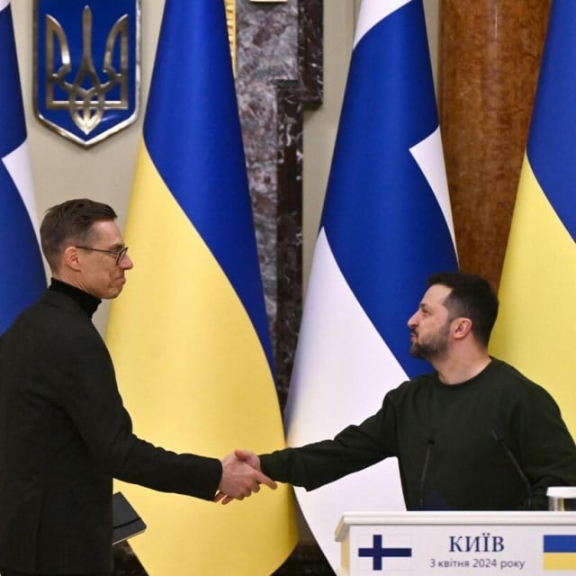 <p>Finski predsjednik Alexander Stubb i ukrajinski predsjednik&nbsp; Volodimir Zelenski blisko surađuju</p>