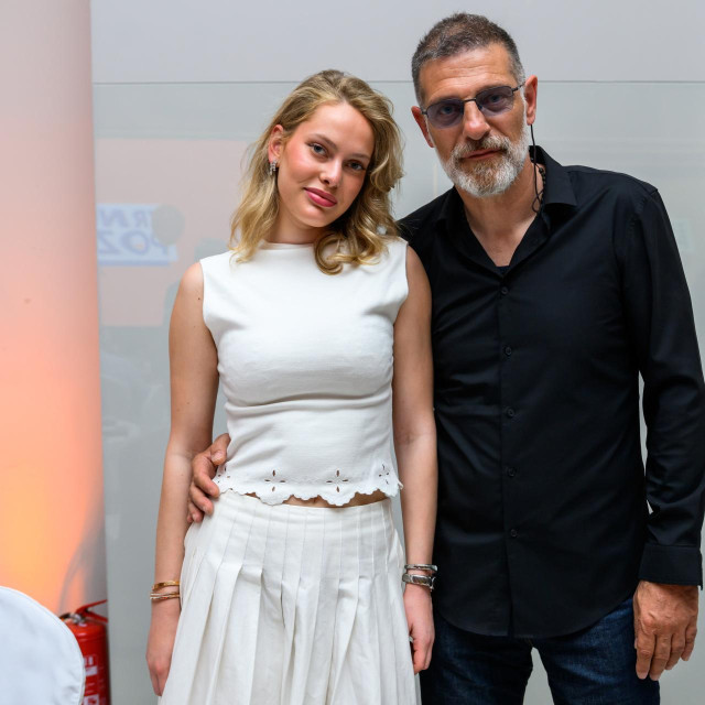 <p>Slaven Bilic i kći Alani</p>