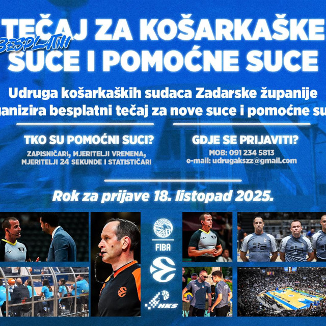 <p>Besplatni tečaj za ko&scaron;arka&scaron;ke suce</p>