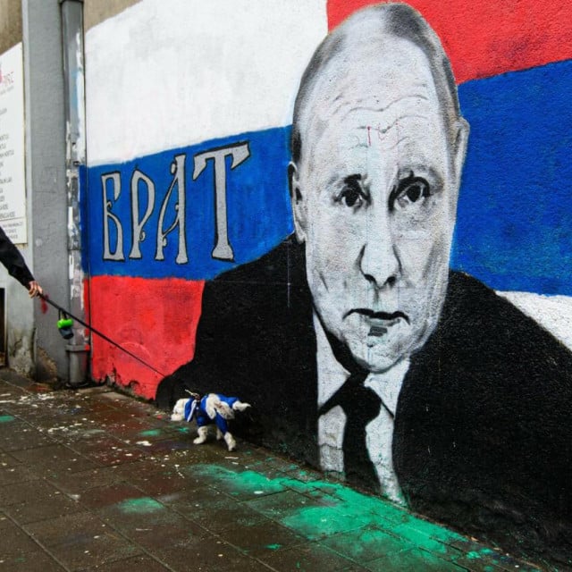 <p>Grafit podr&scaron;ke Vladimiru Putinu u Beogradu<br>
&nbsp;</p>