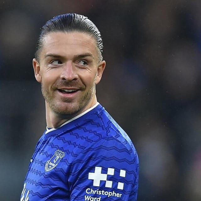<p>Everton&lsquo;s English midfielder #18 Jack Grealish smiles during the English Premier League football match between Everton and Tottenham Hotspur at Hill Dickinson Stadium in Liverpool, north west England on October 26, 2025. (Photo by PETER POWELL/AFP)/RESTRICTED TO EDITORIAL USE. No use with unauthorized audio, video, data, fixture lists, club/league logos or &lsquo;live&lsquo; services. Online in-match use limited to 120 images. An additional 40 images may be used in extra time. No video emulation. Social media in-match use limited to 120 images. An additional 40 images may be used in extra time. No use in betting publications, games or single club/league/player publications./</p>