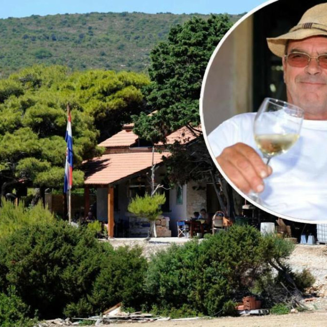 <p>Vi&scaron;anin Andro Slavić, biv&scaron;i kapetan Jadrolinije i ugostitelj zauzeo je bio&nbsp;jedini legalni objekt na otočiću, nekada&scaron;nju poljsku kućicu, da bi u njoj otvorio restoran</p>