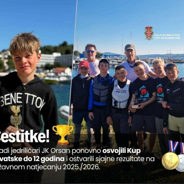 <p>Lorvo Hladilo pobjednik je jedriličarskog kupa Hrvatske, član JK Orsan</p>