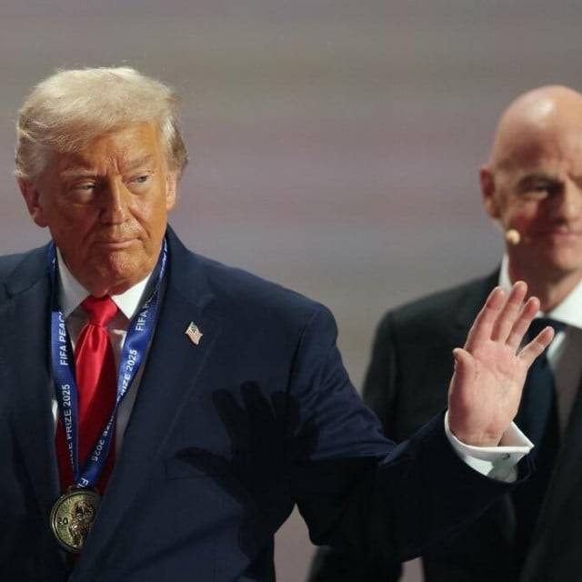 <p>Donald Trump i Gianni Infantino</p>