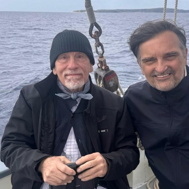 <p>John Malkovich i Leon Lučev</p>