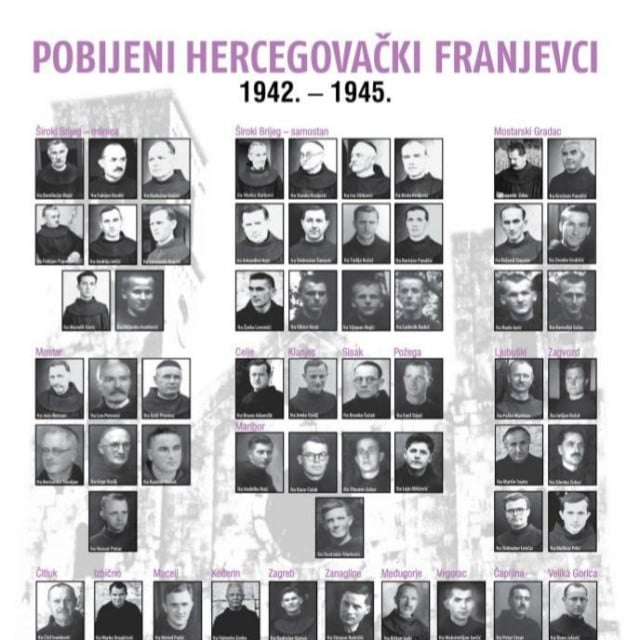 <p>Pobijeni hercegovački franjevci</p>