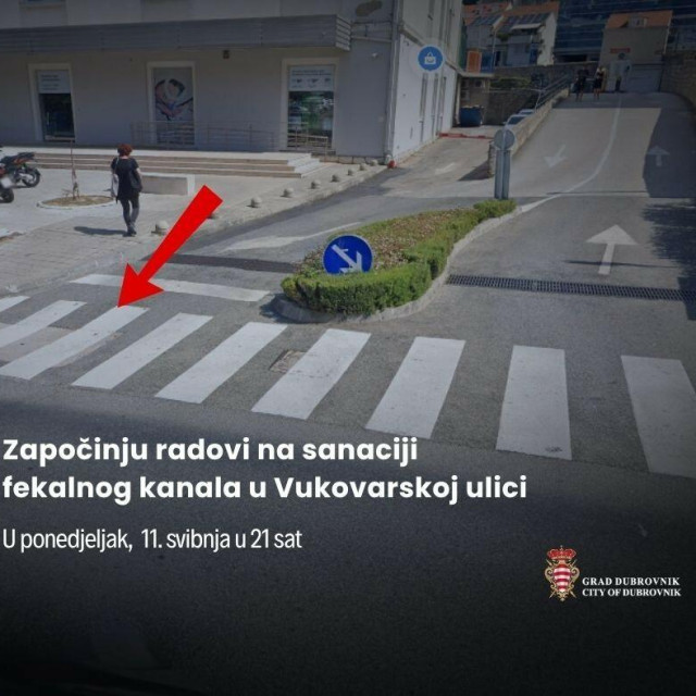 <p>Radovi u Vukovarskoj ulici</p>