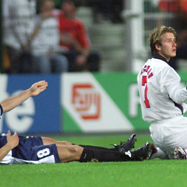 <p>David Beckham i Diego Simeone</p>