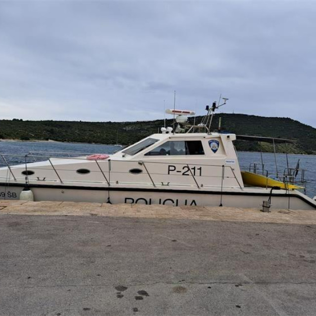 <p>Plovilo pomorske policije PU &Scaron;ibensko - kninske</p>