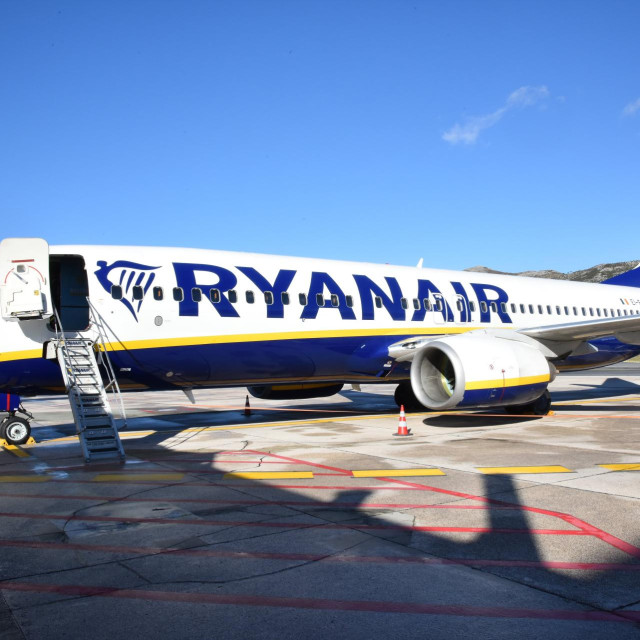 <p>Ryanair na dubrovačkom aerodromu</p>