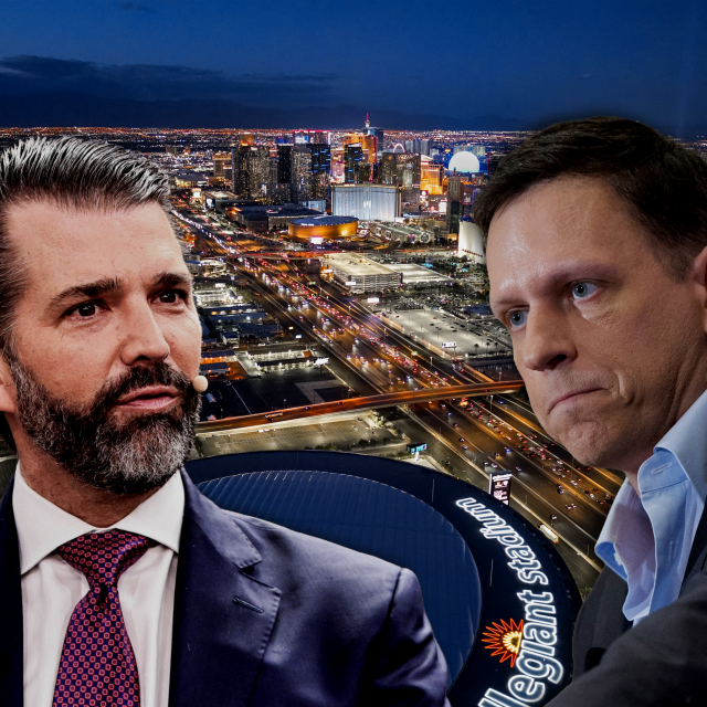 <p>Donald Trump Jr. i&nbsp;Peter Thiel</p>